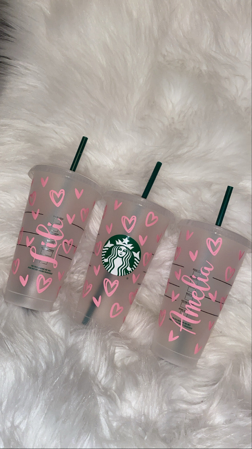 💖 Starbucks Pink Heart Cup 💖