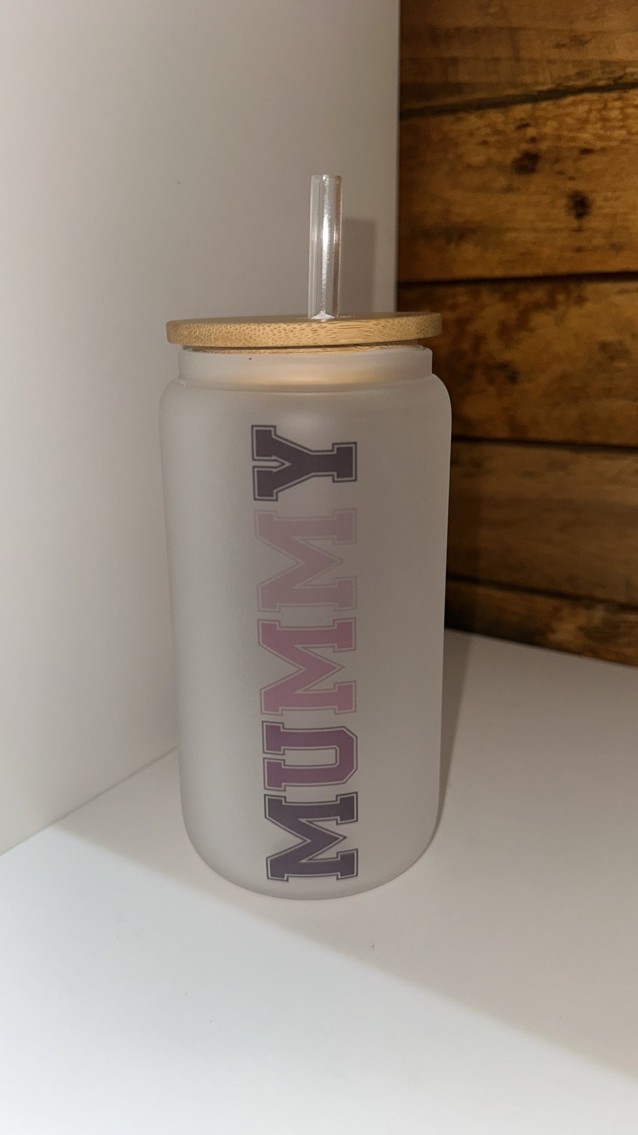 Mum/ Mummy Glass Libby Cup