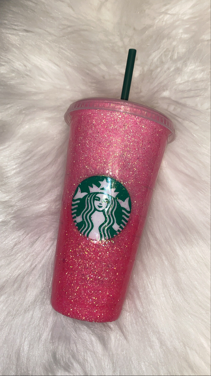 ✨ Glitter Ombré Reusable Starbucks-Style Cup ✨