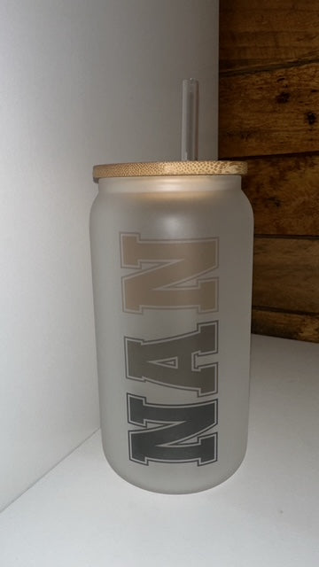 Nan/ Nanny Glass Libby Cup