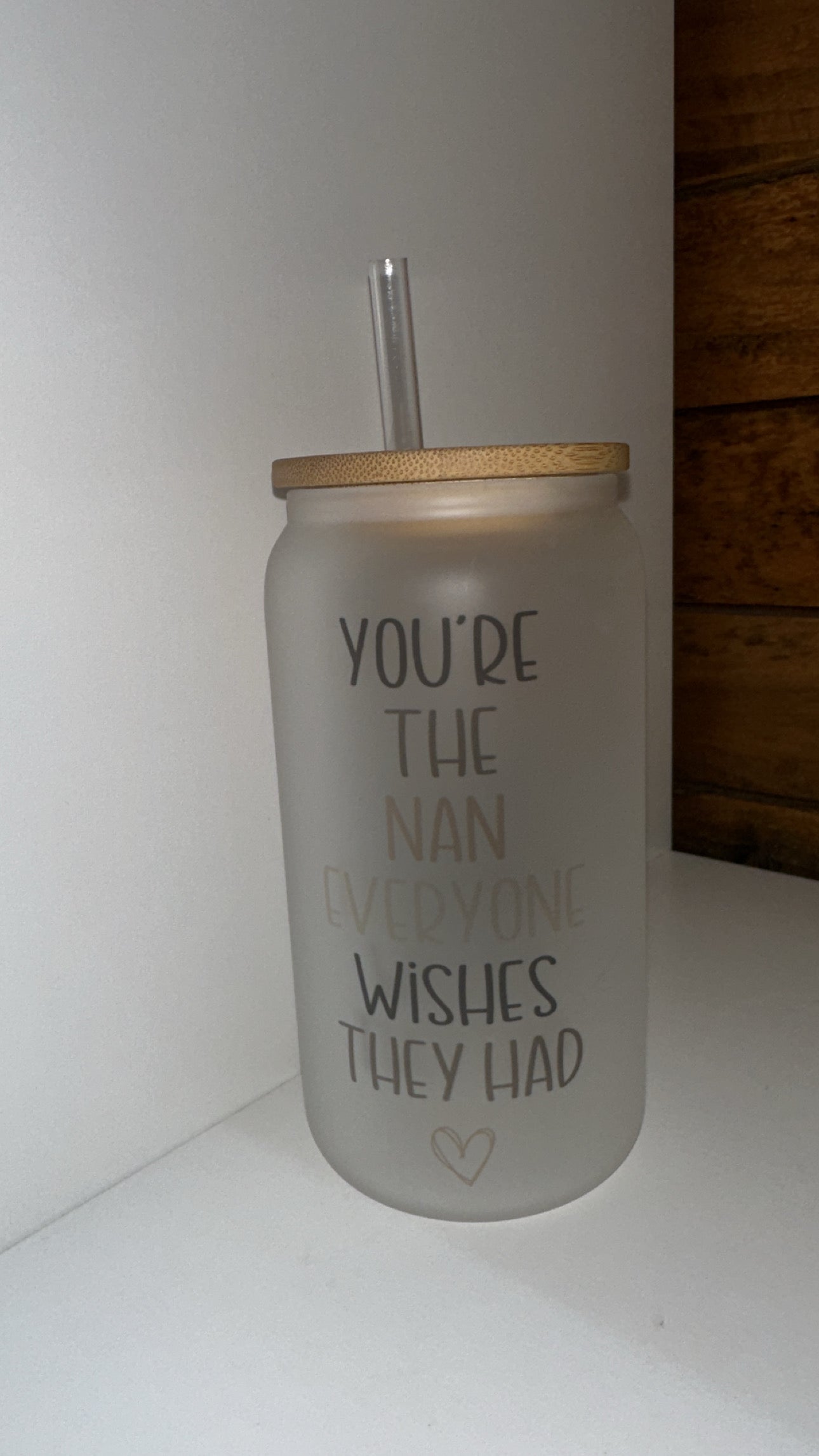 Nan/ Nanny Glass Libby Cup
