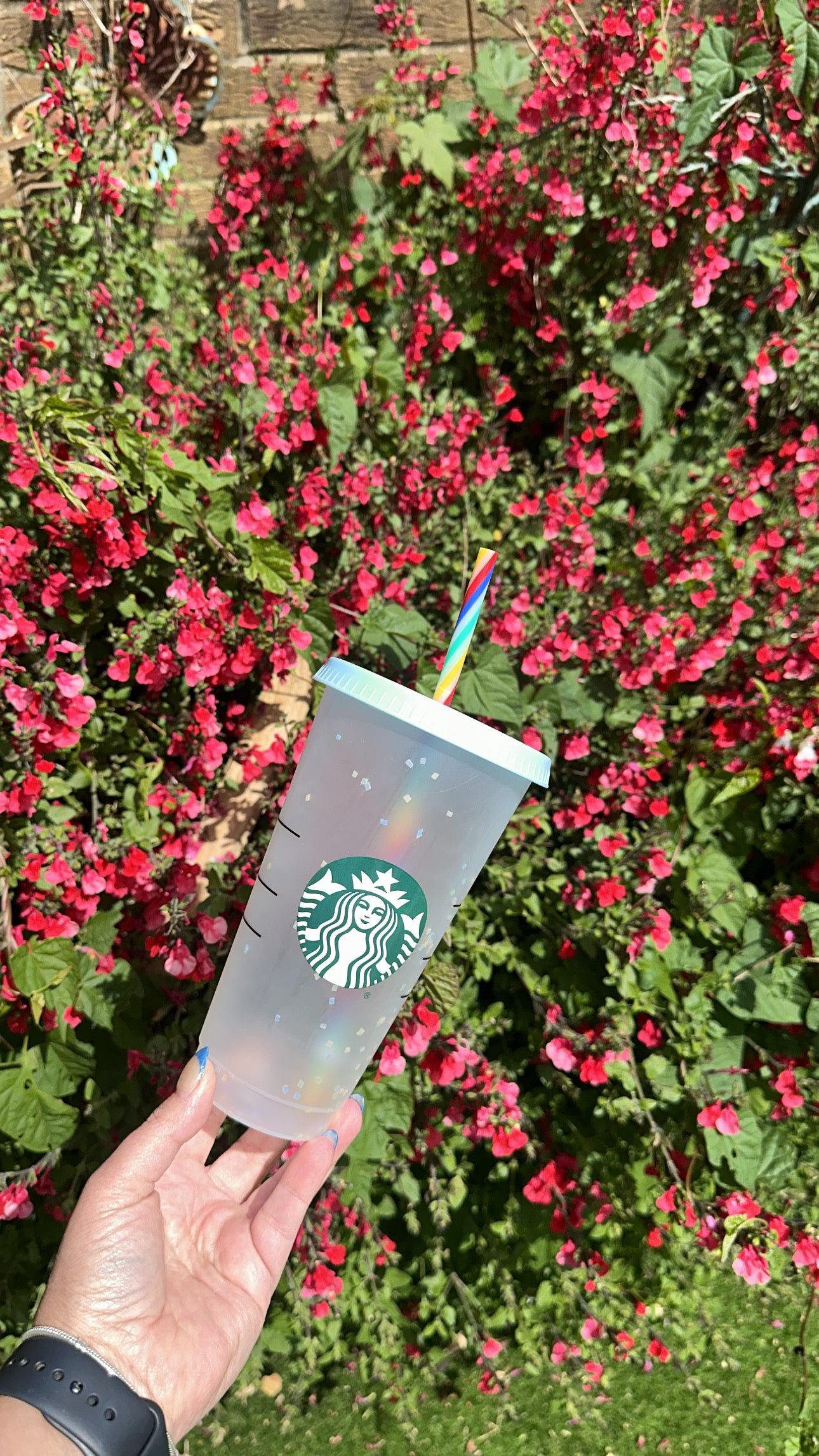 Confetti Starbucks Cup - colour changing