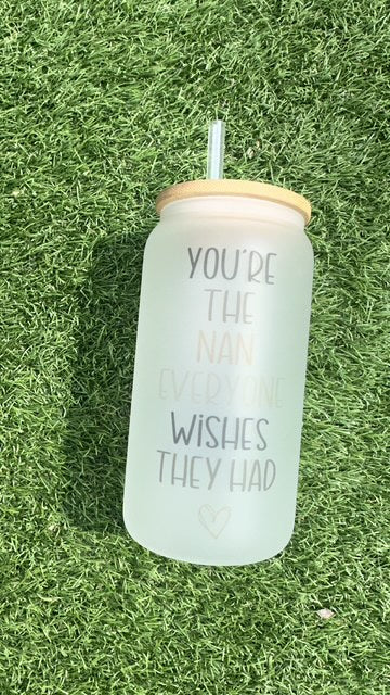 Nan/ Nanny Glass Libby Cup