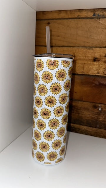 20oz Tumbler - Sunflower Pumpkins