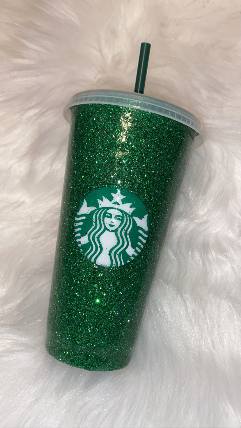 ✨ Glitter Reusable Starbucks-Style Cup ✨