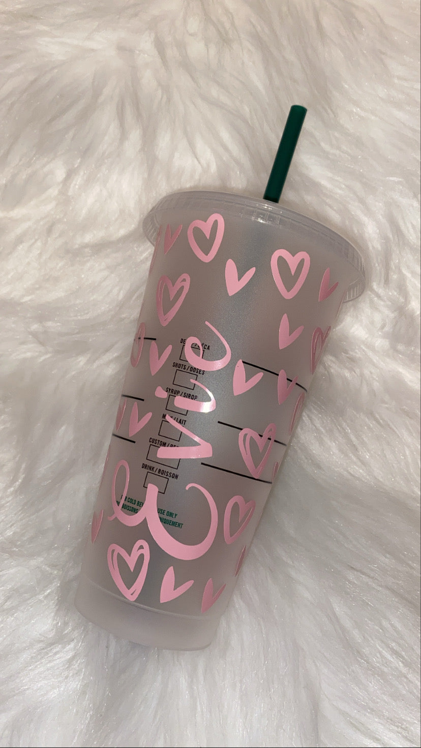 💖 Starbucks Pink Heart Cup 💖