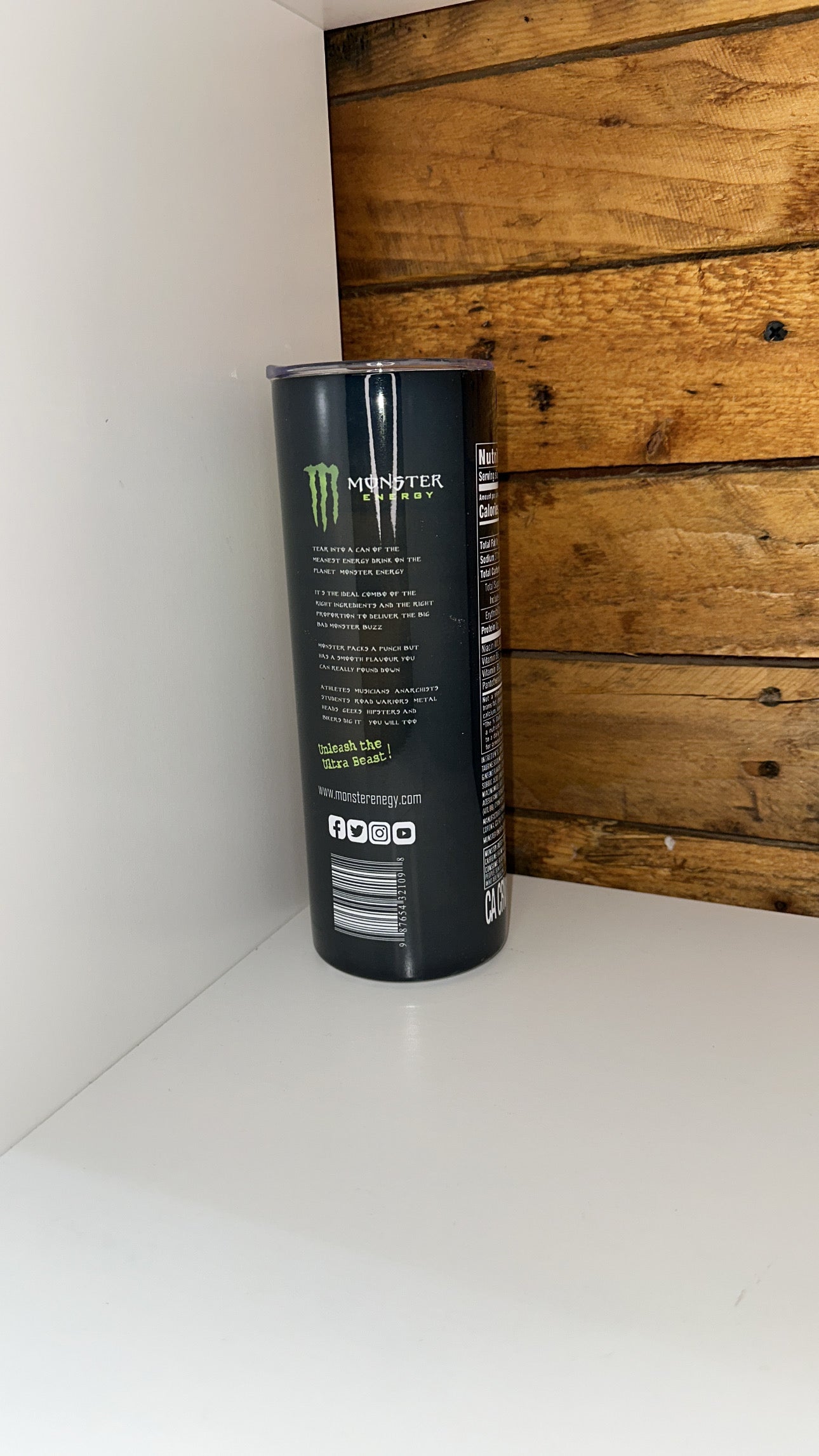 20oz Tumbler - Monster Energy Green