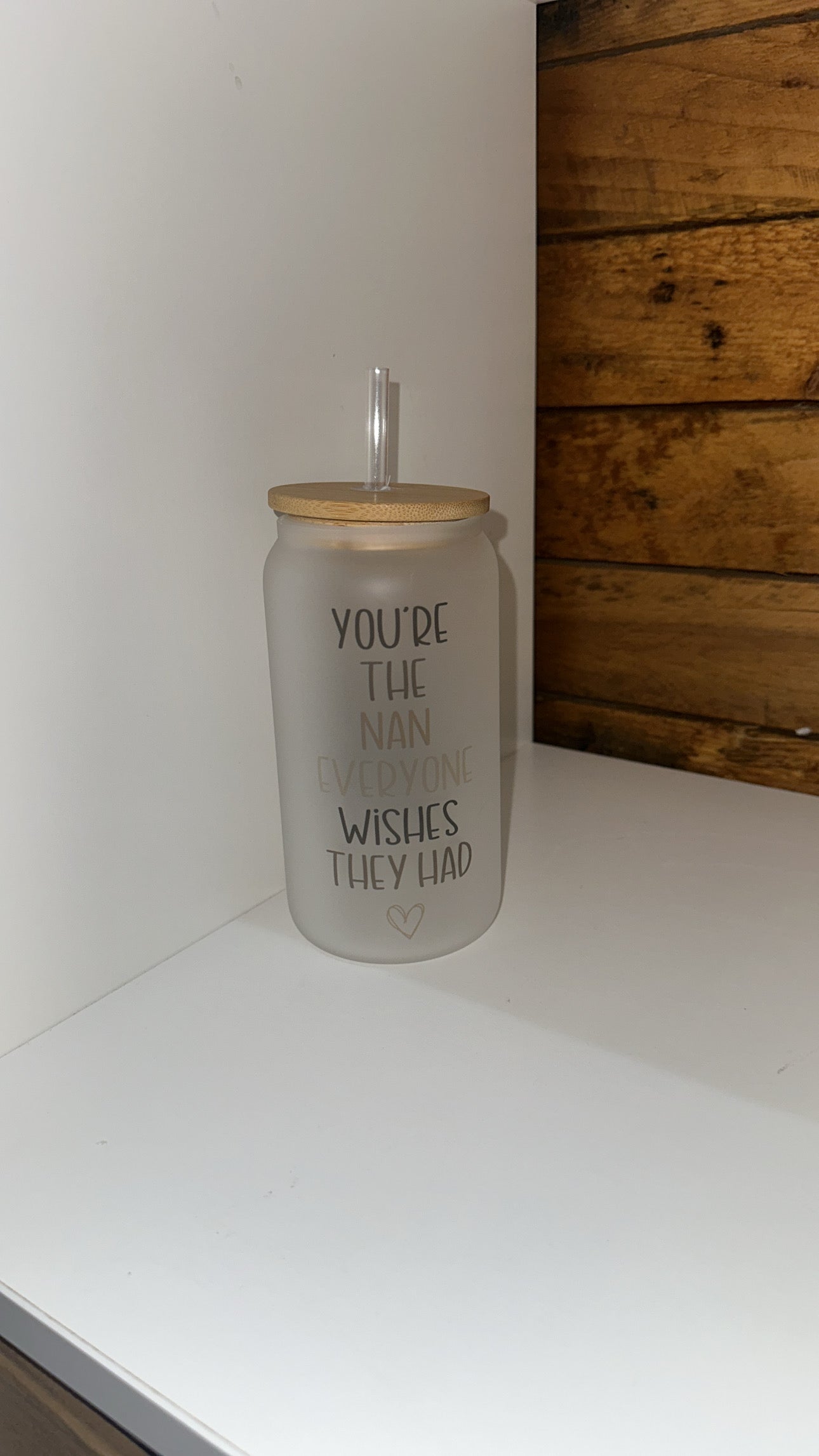 Nan/ Nanny Glass Libby Cup