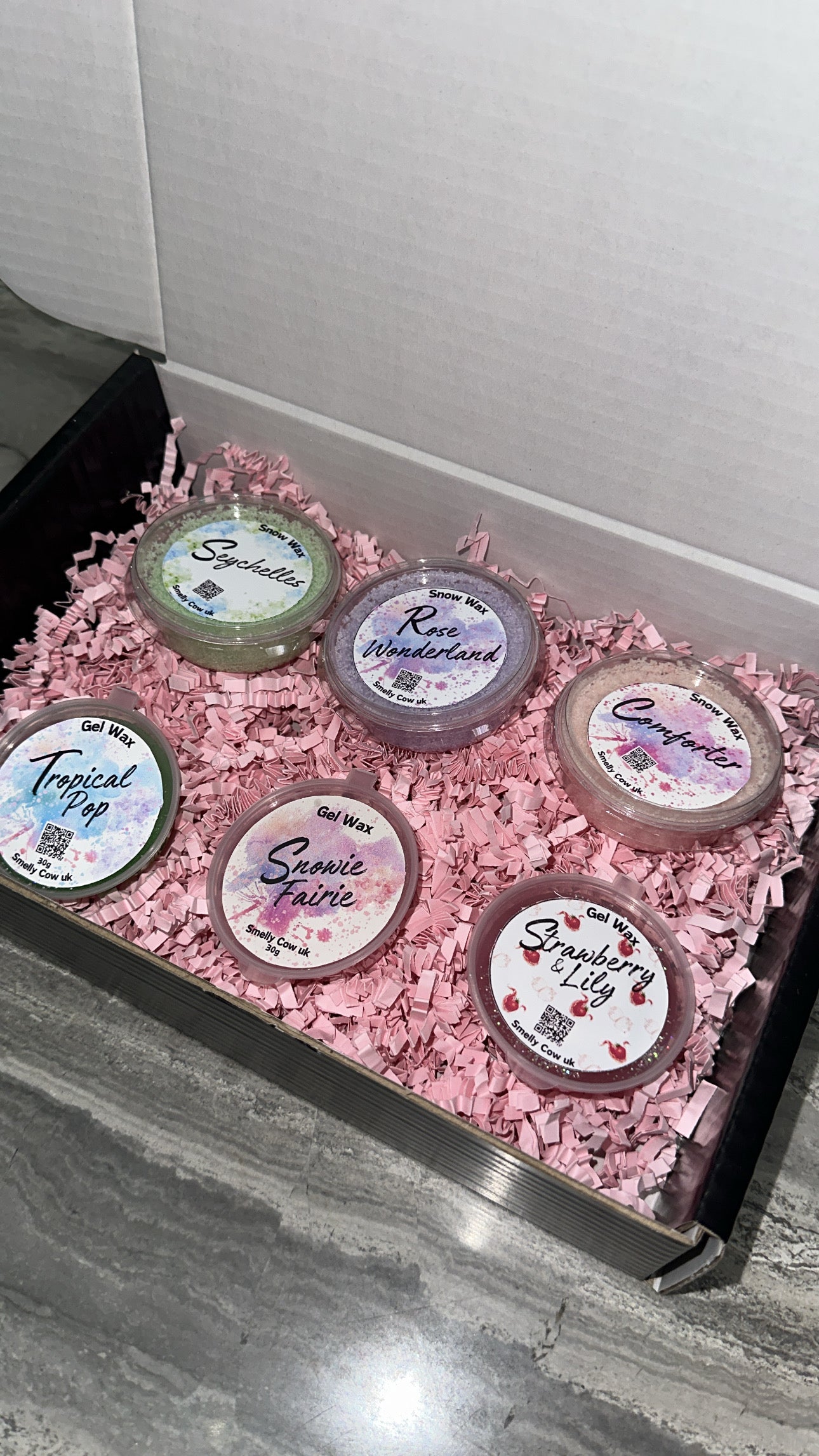 Snow & Gel wax gift box