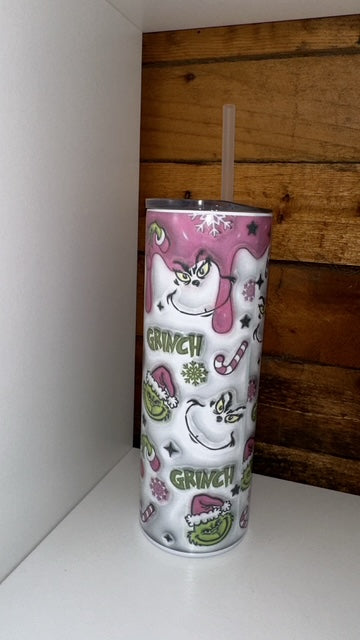 20oz Tumbler - Grinchmas
