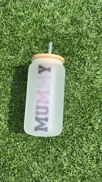 Mum/ Mummy Glass Libby Cup