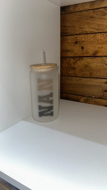 Nan/ Nanny Glass Libby Cup
