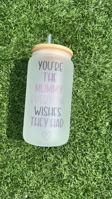 Mum/ Mummy Glass Libby Cup