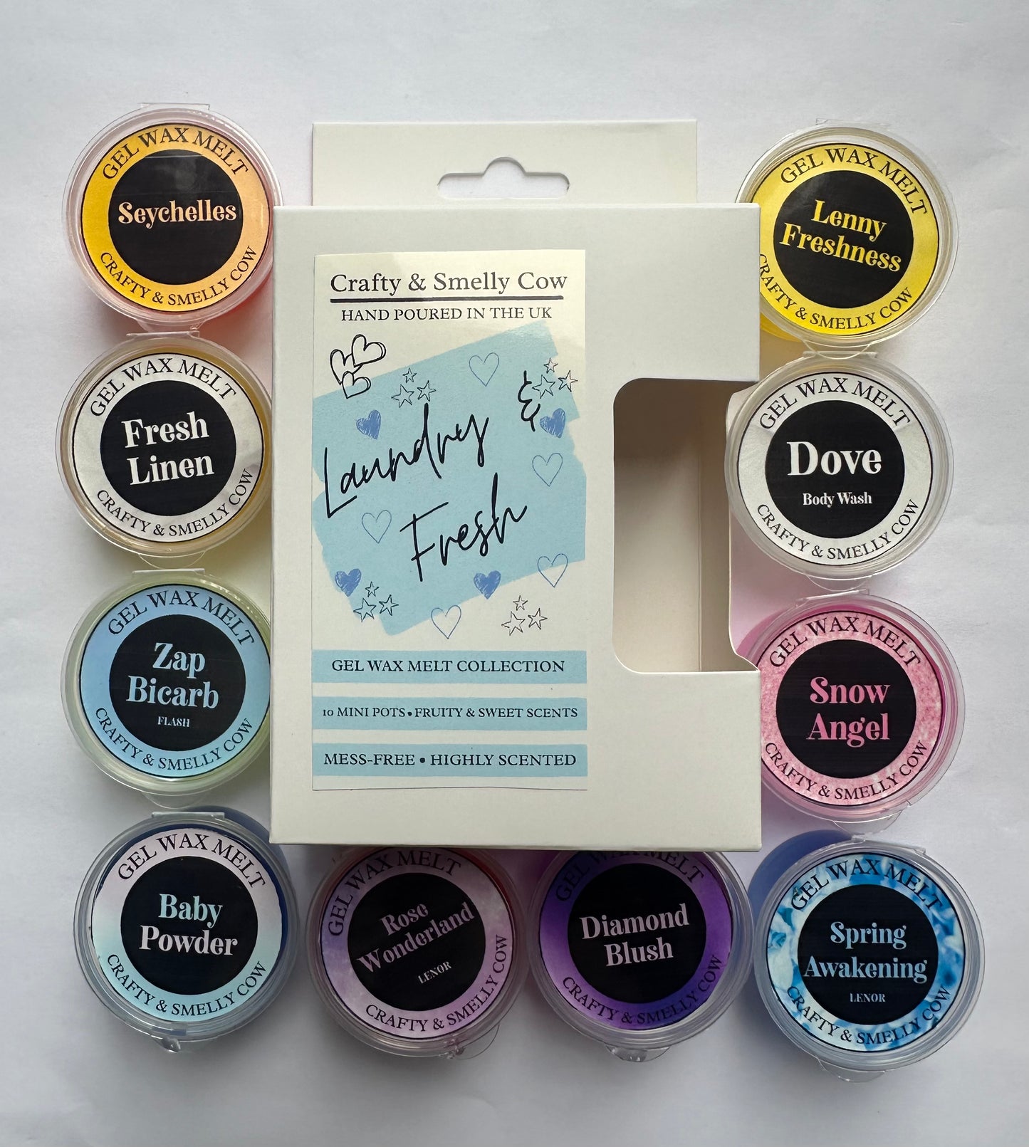 Gel Wax Melt Gift Box (10x Pots)