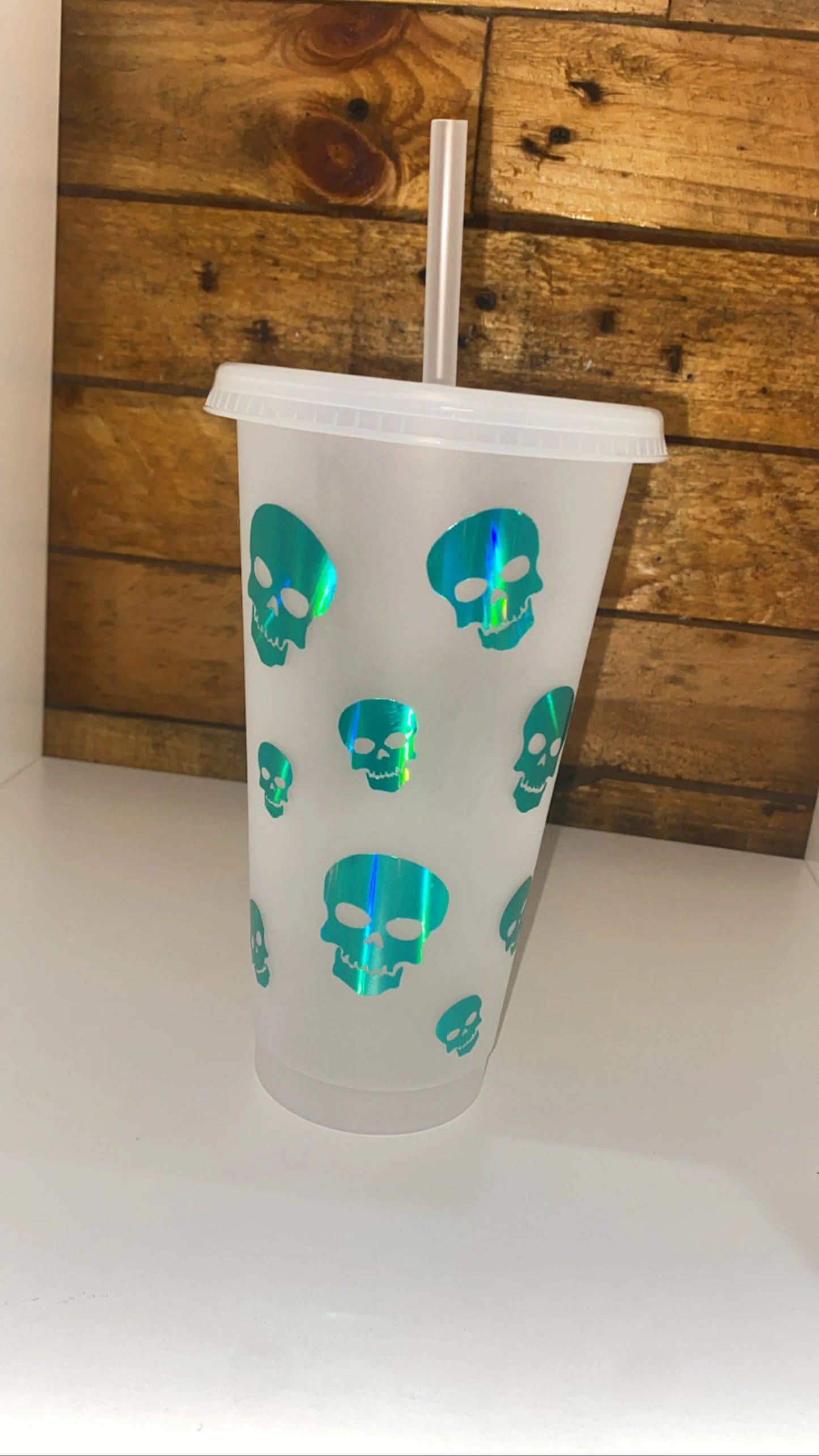 Personalised Skull Starbucks Cupš
