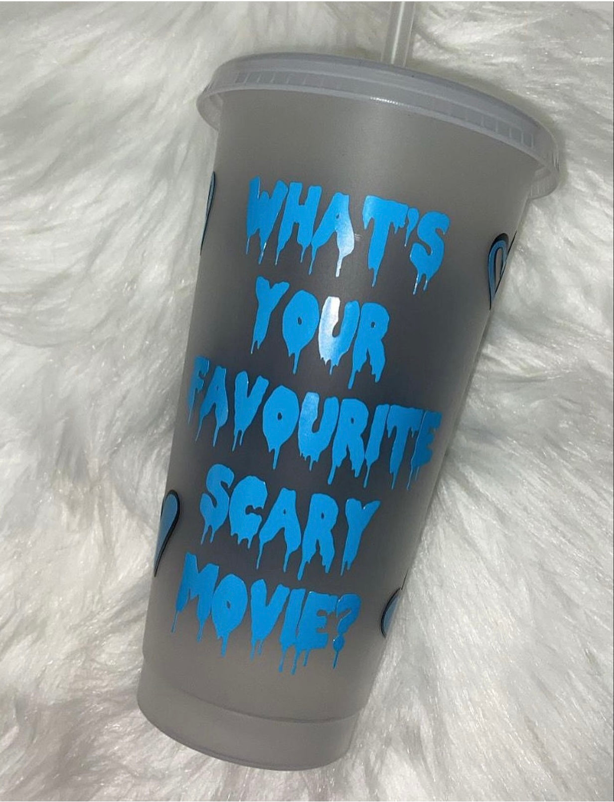Personalised Scary Movie Starbucks Cupđź’€