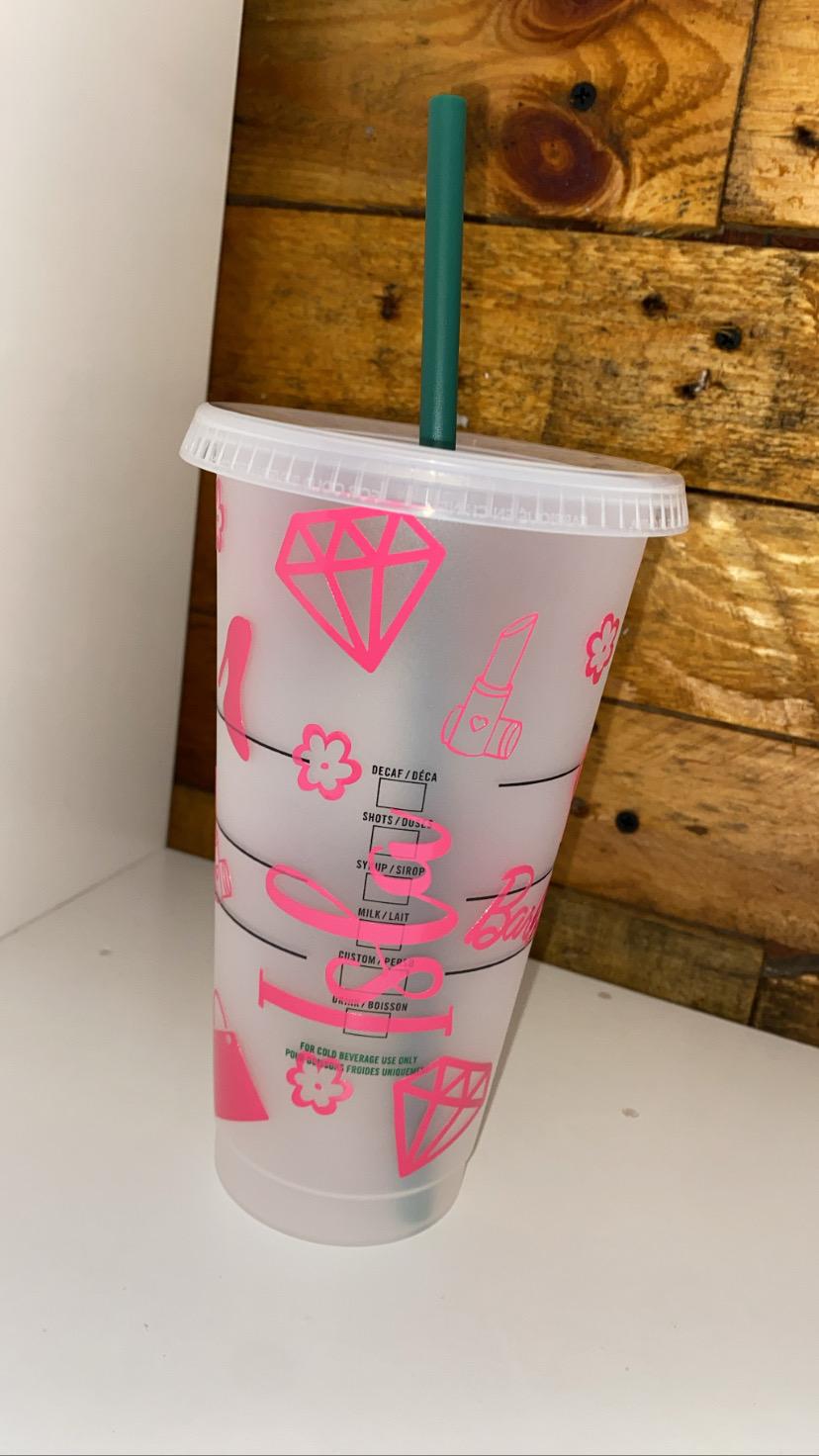 Personalised Barbie Starbucks Cup💃🏼