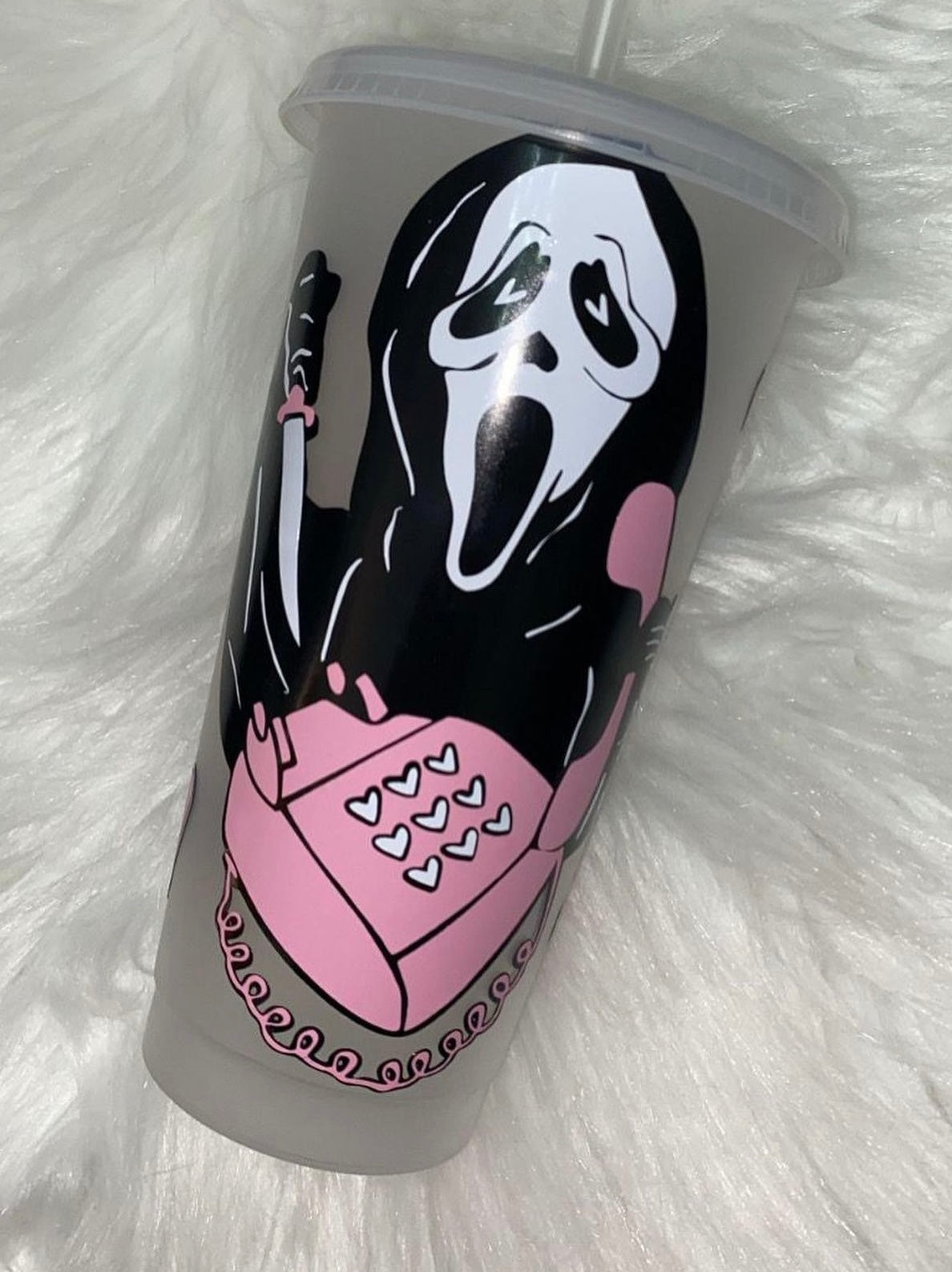 Personalised Scary Movie Starbucks Cupđź’€