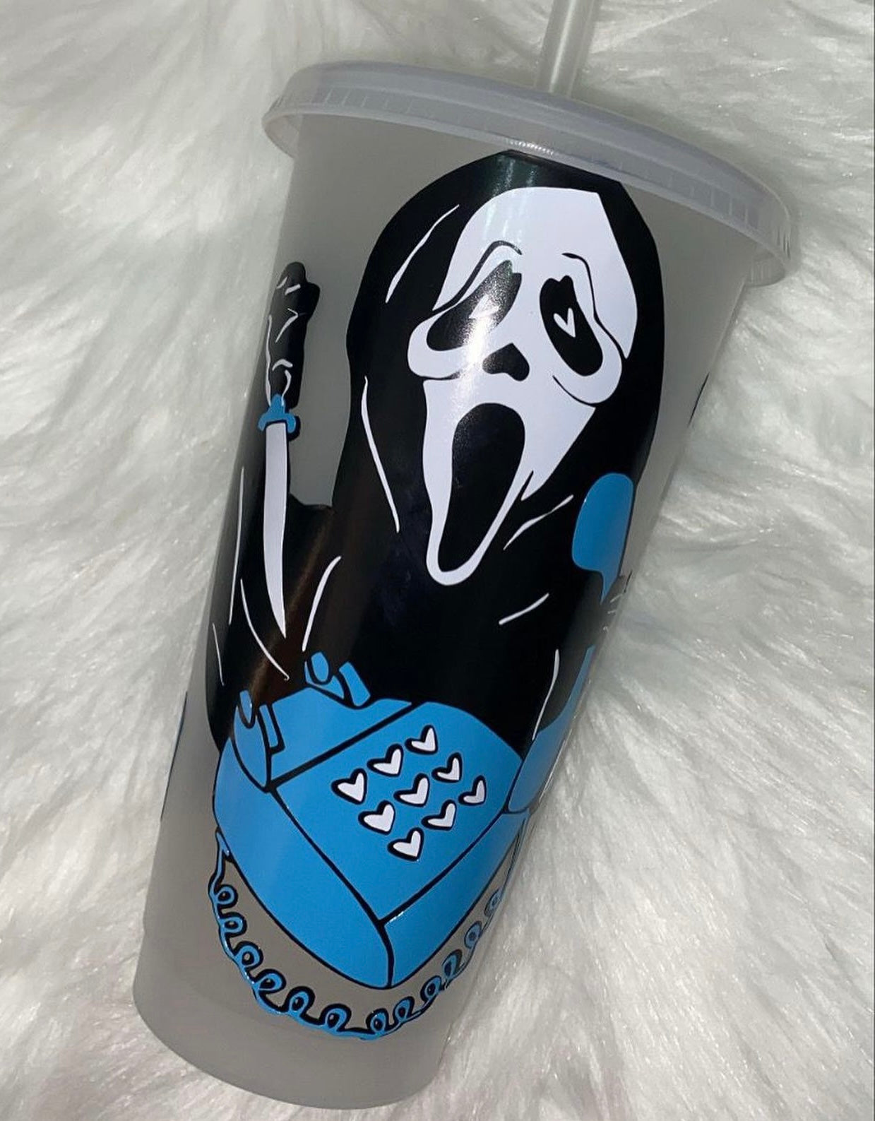 Personalised Scary Movie Starbucks Cupđź’€