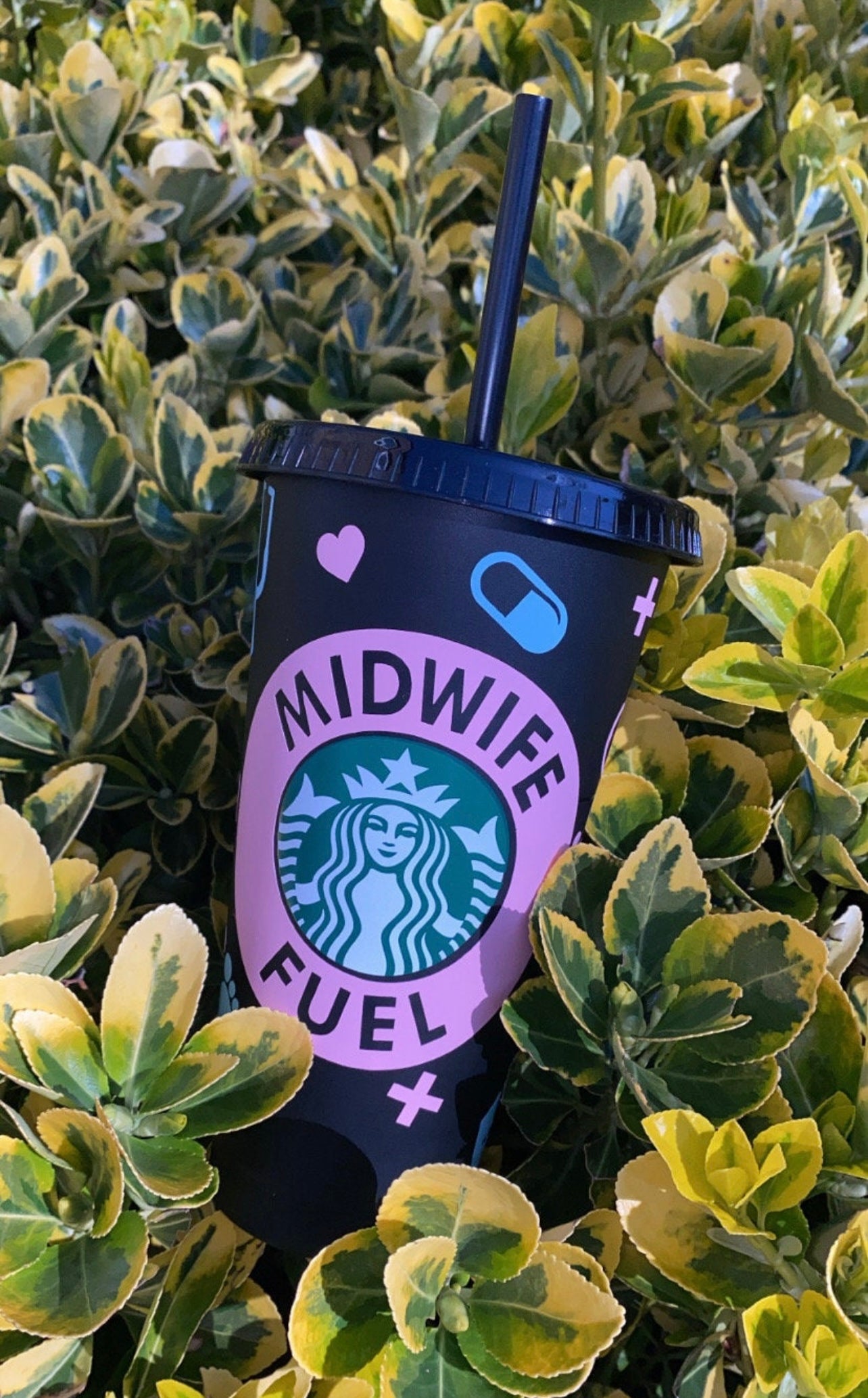 Personalised Midwife Fuel Starbucks Cup š„¤
