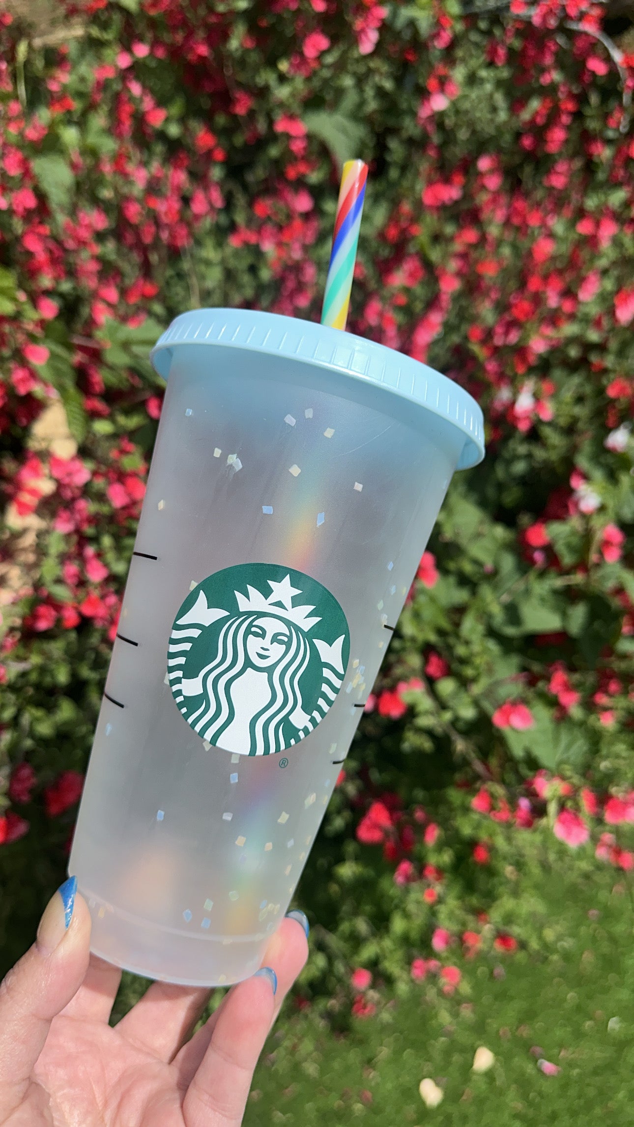 Confetti Starbucks Cup - colour changing