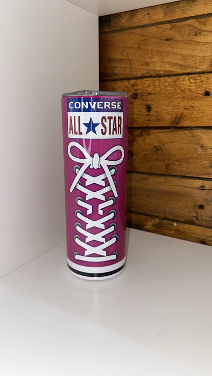 20oz Tumbler - Converse Pink