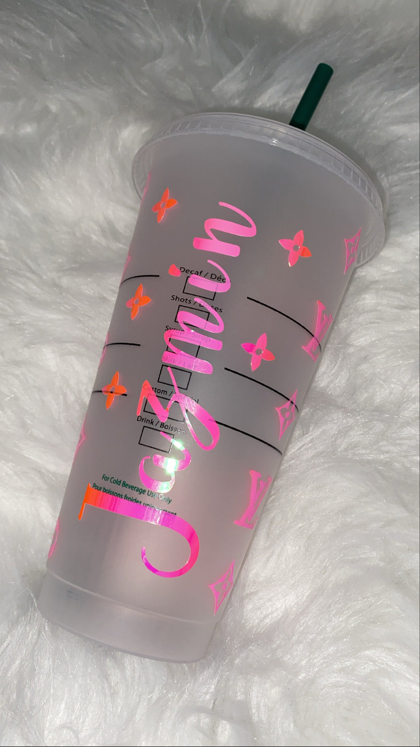 ✨ LV-Inspired Starbucks Cup ✨