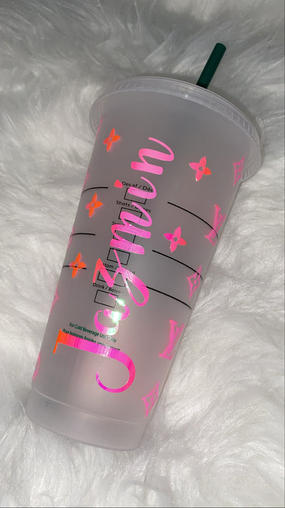 ✨ LV-Inspired Starbucks Cup ✨