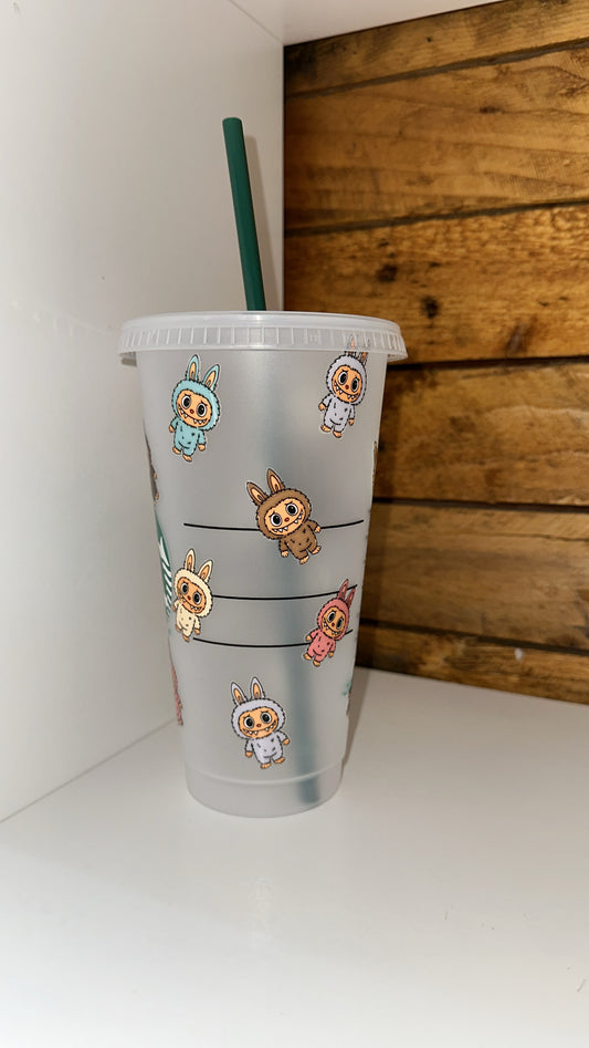 Starbucks Frosted Labubu Cold Cup