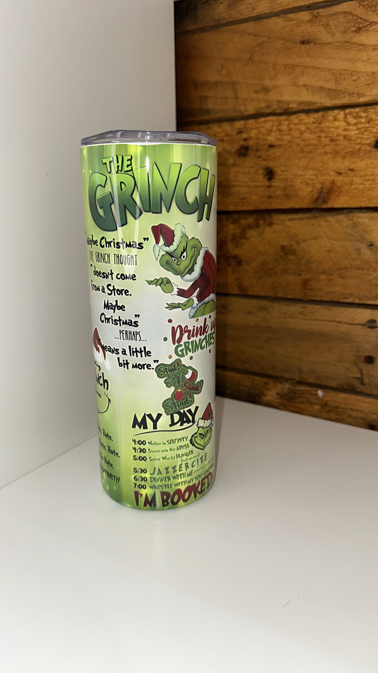20oz Grinch Tumbler