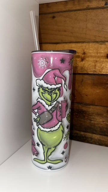 20oz Tumbler - Grinchmas