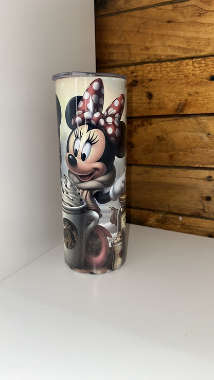 20oz Minnie & Mickey Mouse thermal Tumbler