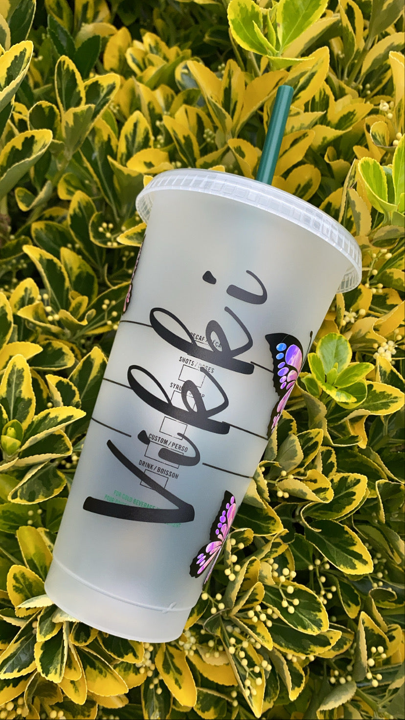 🌸 Butterfly Starbucks Cup 🌸