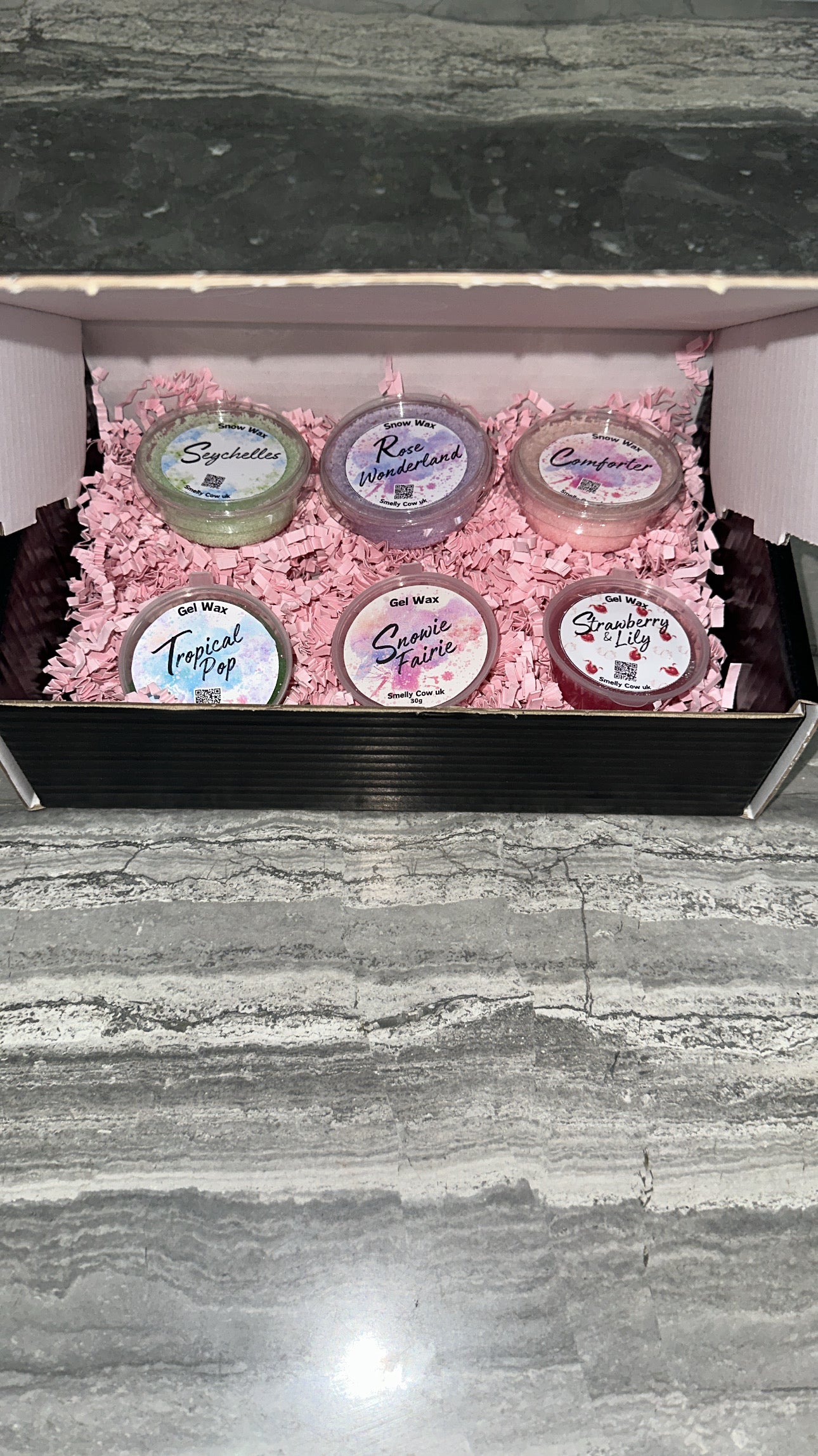 Snow & Gel wax gift box
