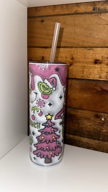 20oz Tumbler - Grinchmas