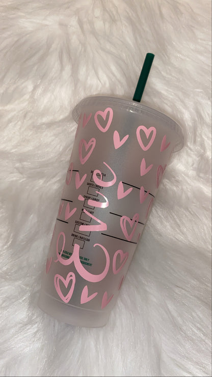 💖 Starbucks Pink Heart Cup 💖