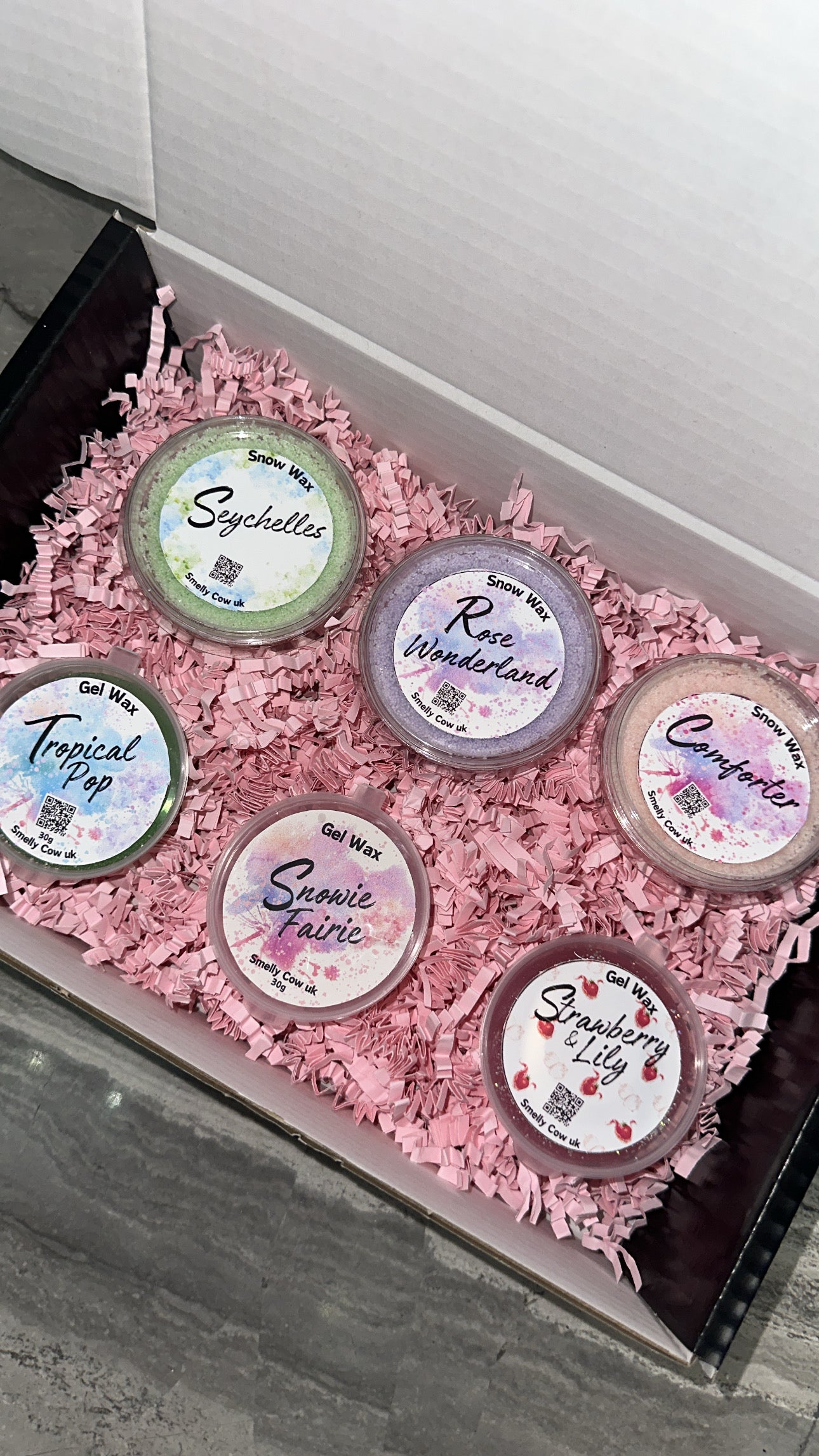 Snow & Gel wax gift box