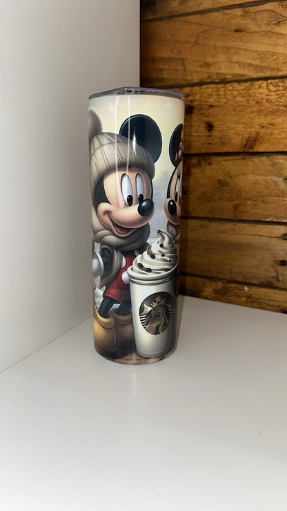 20oz Minnie & Mickey Mouse thermal Tumbler