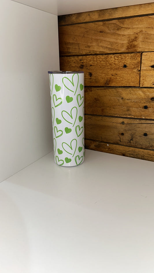 20oz Heart Thermal Tumbler
