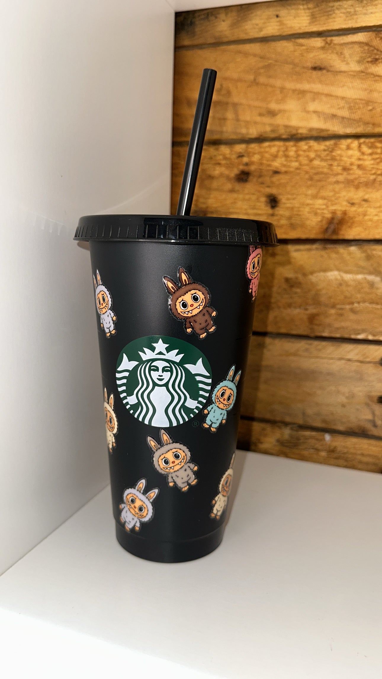 Starbucks Black Labubu Cold Cup