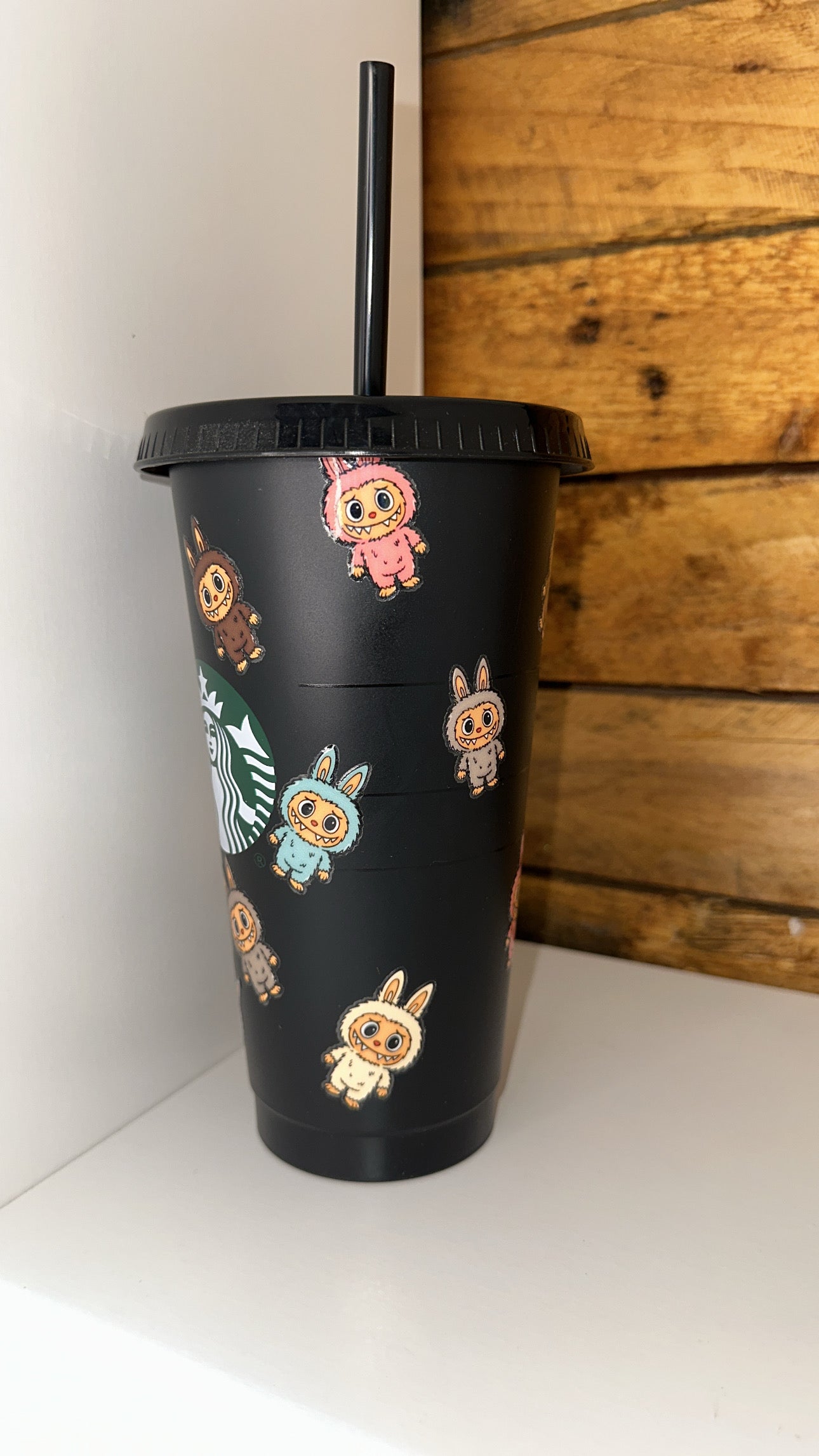 Starbucks Black Labubu Cold Cup