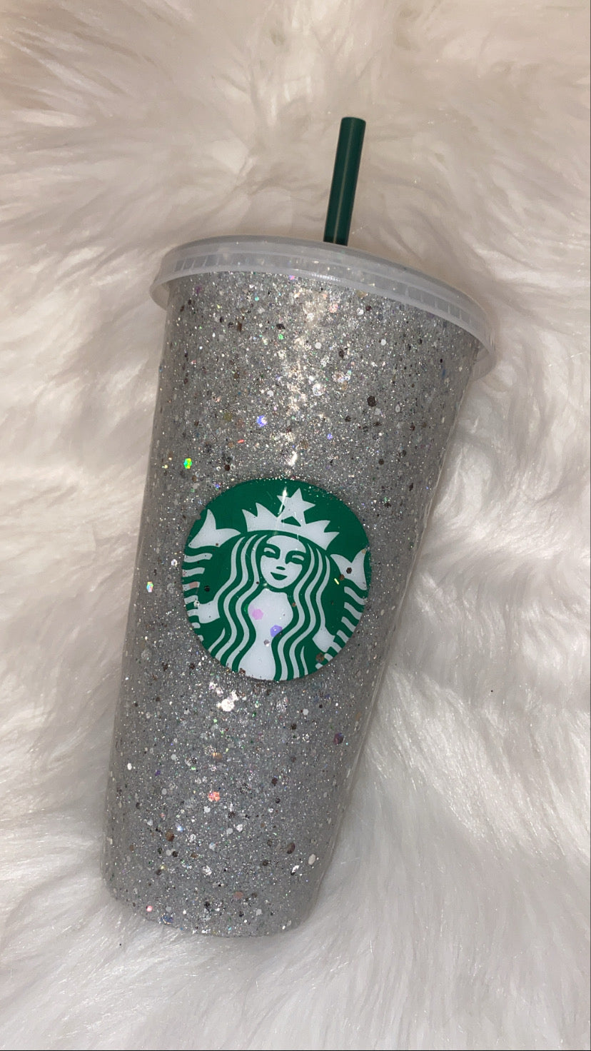 ✨ Glitter Reusable Starbucks-Style Cup ✨