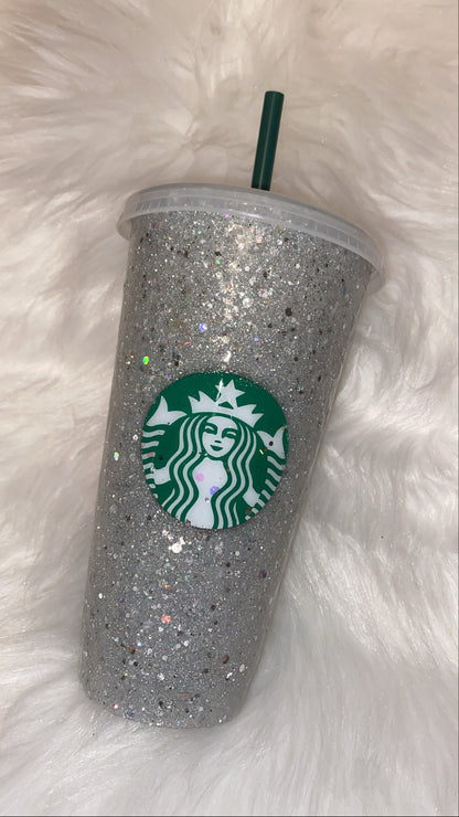 ✨ Glitter Reusable Starbucks-Style Cup ✨