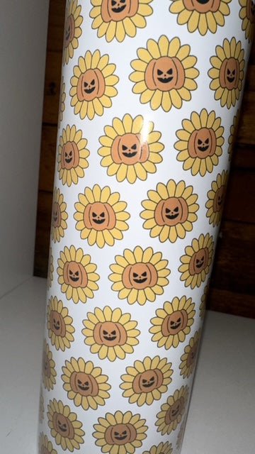 20oz Tumbler - Sunflower Pumpkins
