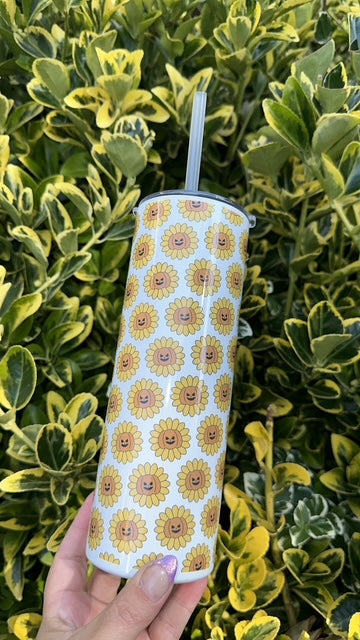20oz Tumbler - Sunflower Pumpkins