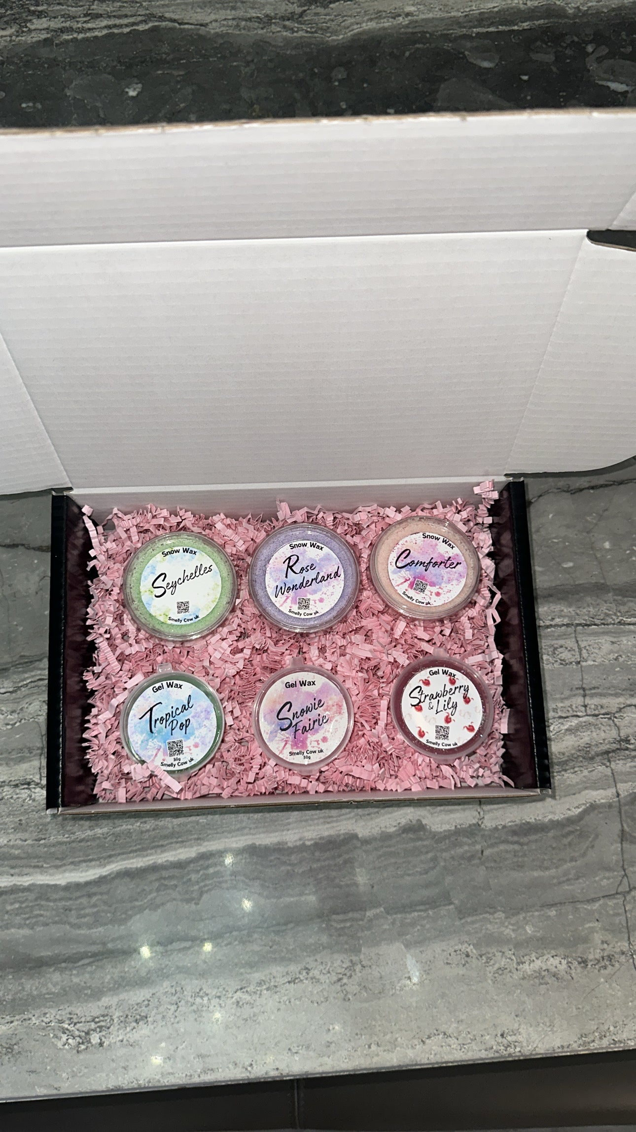 Snow & Gel wax gift box