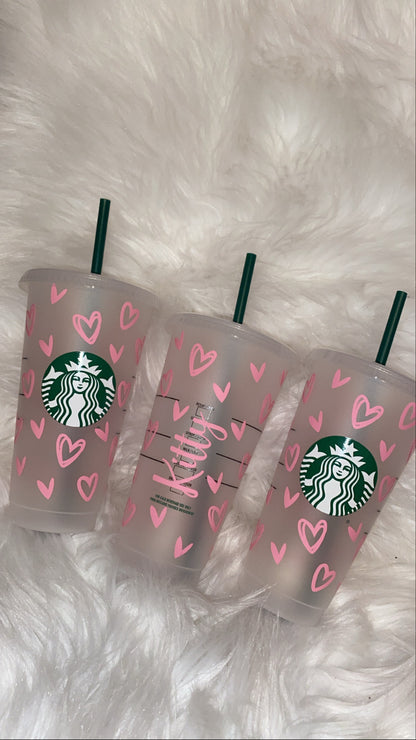 💖 Starbucks Pink Heart Cup 💖