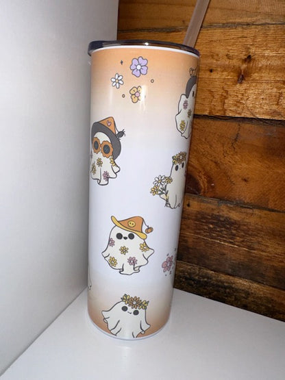 20oz Tumbler - Cute Ghosts