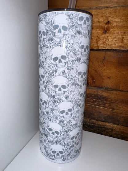 20oz Tumbler - Skulls