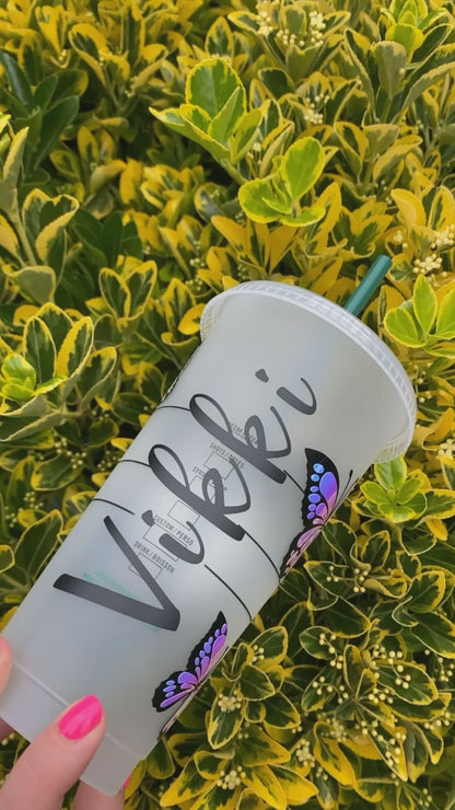 🌸 Butterfly Starbucks Cup 🌸